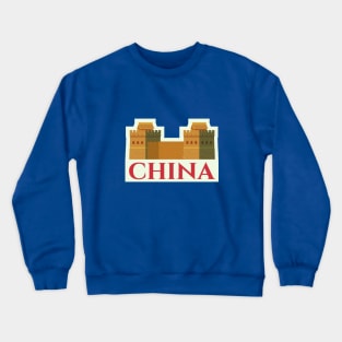 China landmark design Crewneck Sweatshirt